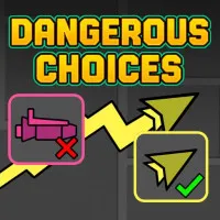 PLay Geometry Dash: Dangerous Choices now!